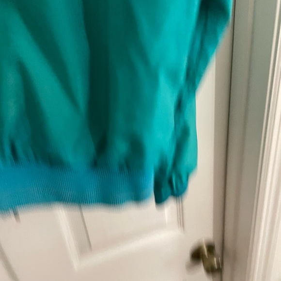 High Seas Vintage Jacket Women's L Teal 1990's Full Zip w/Pockets - Picture 5 of 8